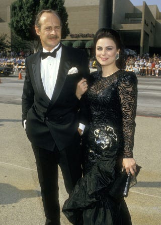 Delta Burke met coole, man