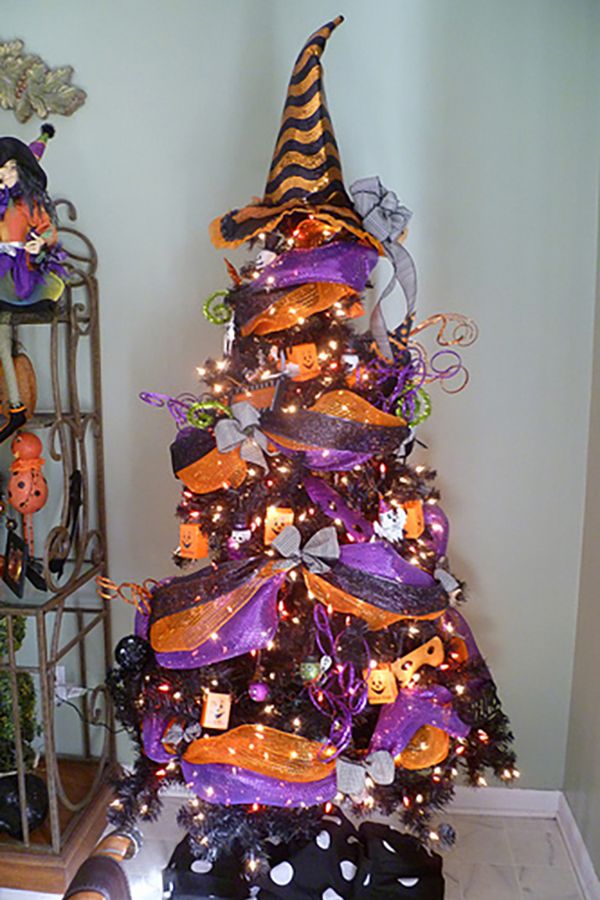 15 Halloween Tree DIY Decorations How to Make a Halloween Tree and