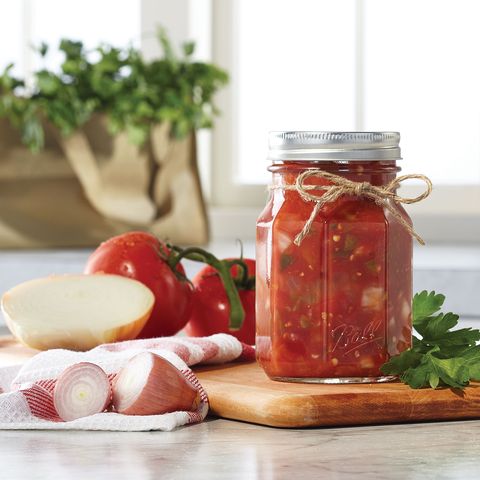 Food, Ingredient, Canning, Mason jar, Cuisine, Preserved food, Dish, Vegetable, Tomato, Produce, 
