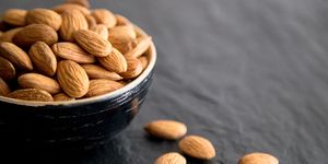 Nut, Food, Almond, Nuts & seeds, Apricot kernel, Superfood, Ingredient, Walnut, Produce, Plant, 