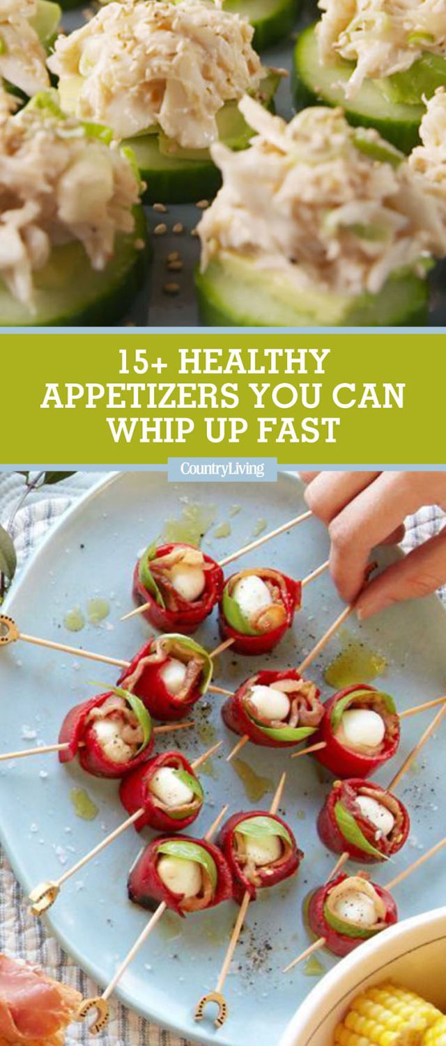 15 Easy Healthy Appetizers - Best Recipes for Party Appetizer Ideas