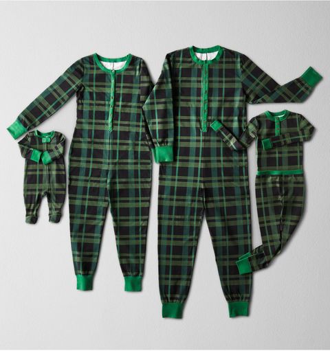 Plaid, Green, Pattern, Clothing, Sleeve, Tartan, Overall, Design, Textile, Outerwear, 