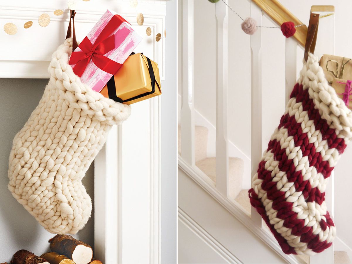 Chunky Christmas Stocking Knitting Pattern 