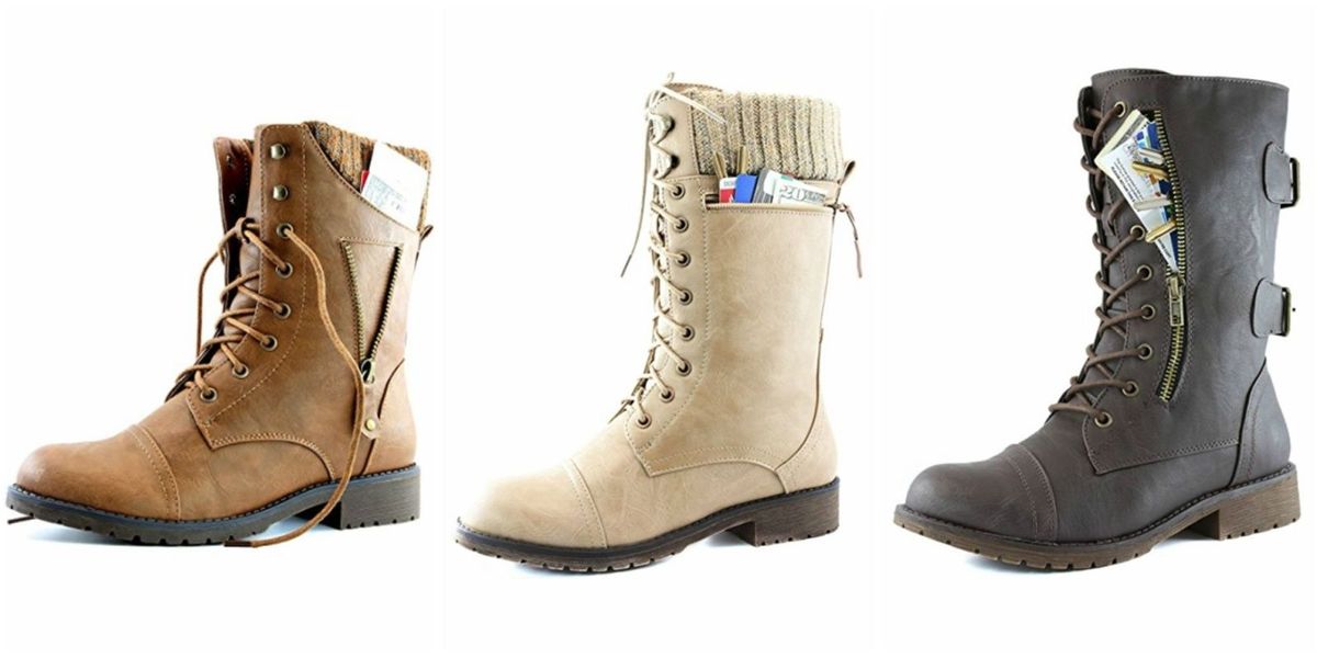 6 Cute Fall Boots With Pockets - You Need These Comfy Combat Boots With ...