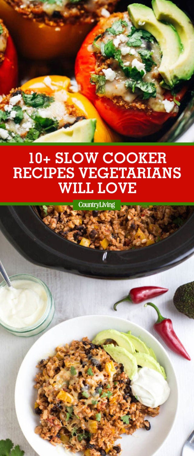 10 Best Vegetarian Slow Cooker Recipes - Easy Vegetarian Crock Pot Ideas