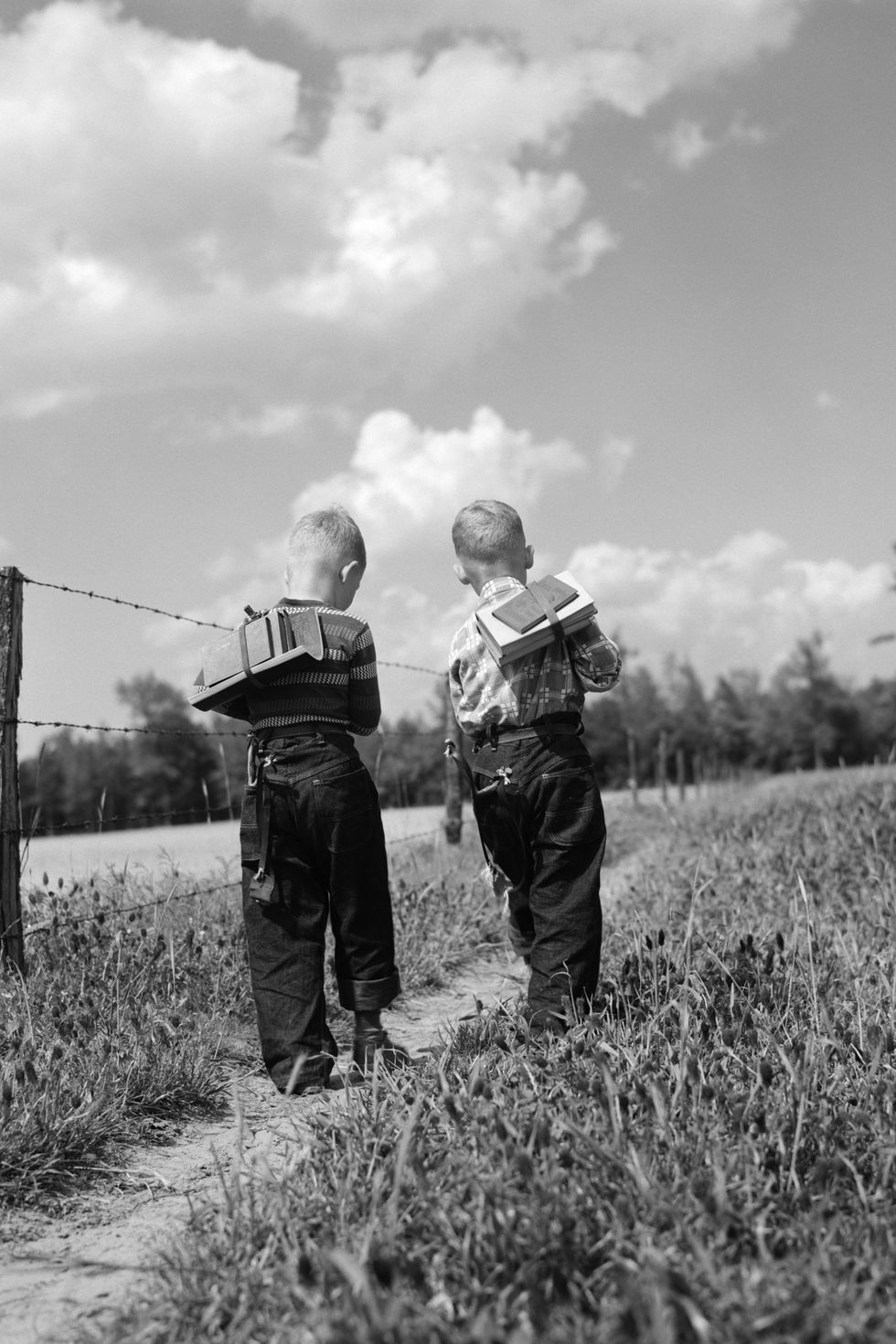 black and white kids playing together