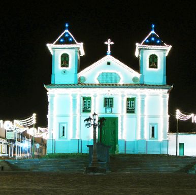 cathedral square in mariana, brazil
