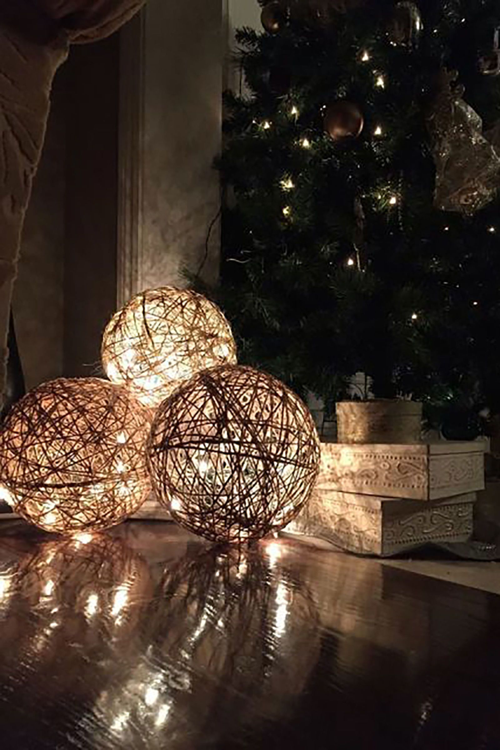 19 Decorating Ideas for Christmas Lights LED Lights Decorations