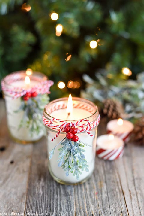 40 mason jar christmas crafts fun diy holiday craft projects