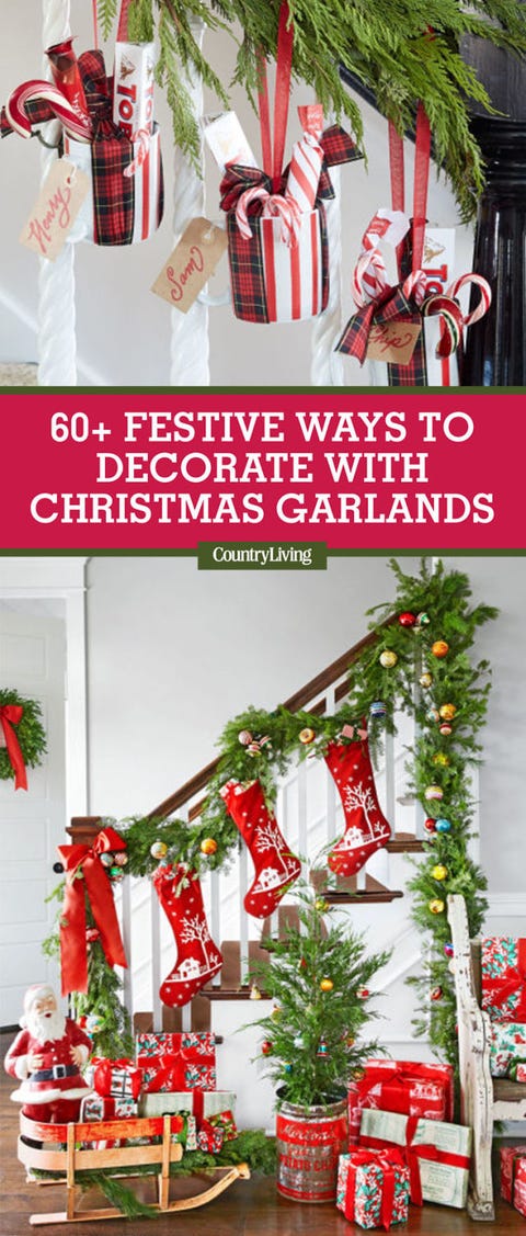 60 Best Christmas Garland Ideas Decorating With Holiday Garlands Save These Ideas Christmas Garland