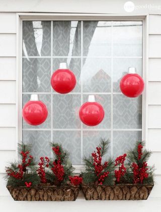large plastic outdoor christmas ornaments