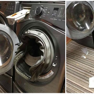 Exploding Washing Machine exploding washing machine