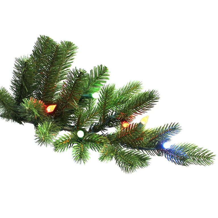 Color-Changing Christmas Trees Alternate Between White or Colored Lights