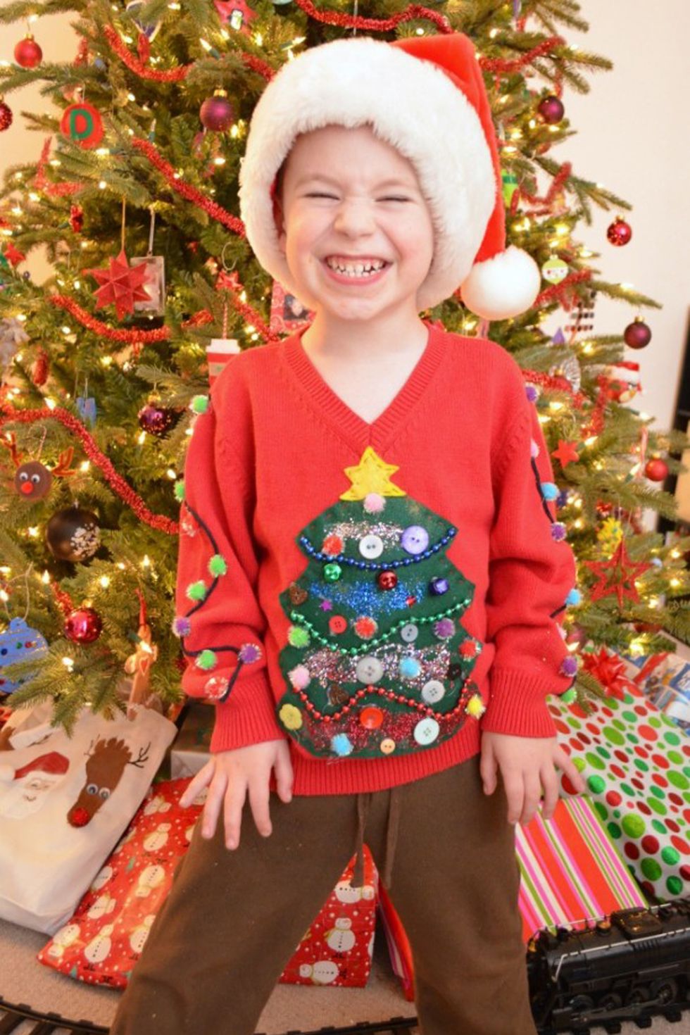 How to Make an Easy DIY Ugly Christmas Sweater - Crafting A Fun Life