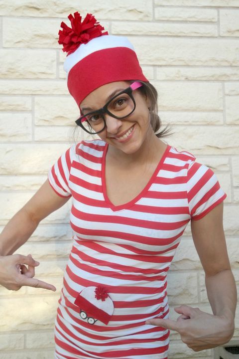 pregnant where's waldo costume