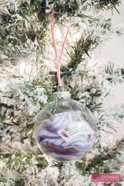 diy baby's first christmas ornament
