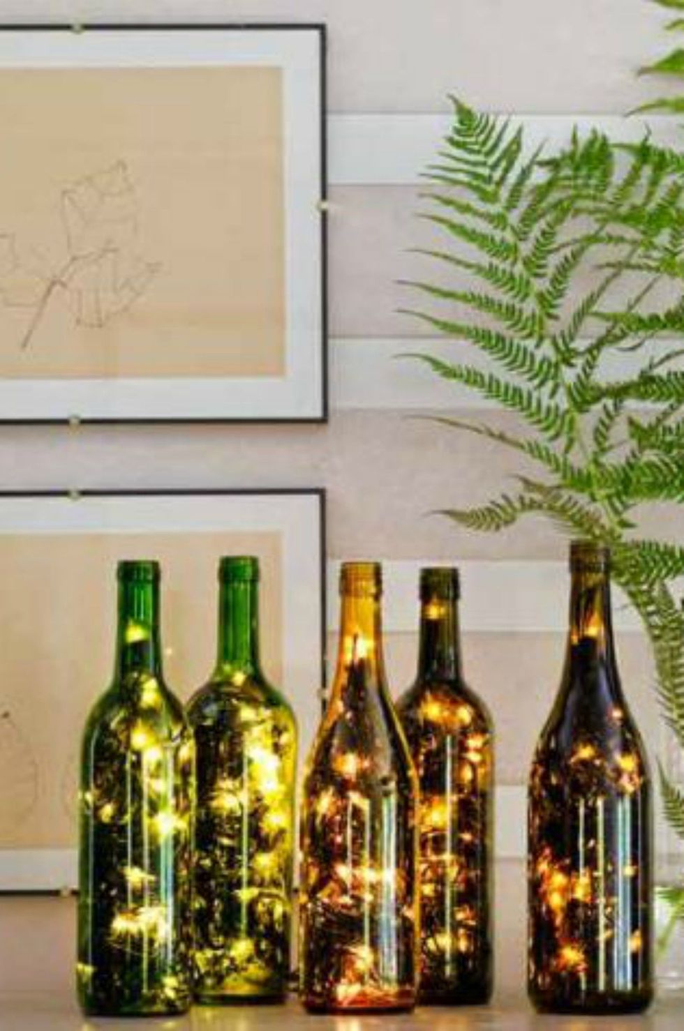 Easy and Inexpensive wine bottle craft