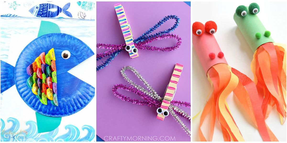15 Easy Craft Ideas For Kids - Fun DIY Craft Projects for Kids to Make