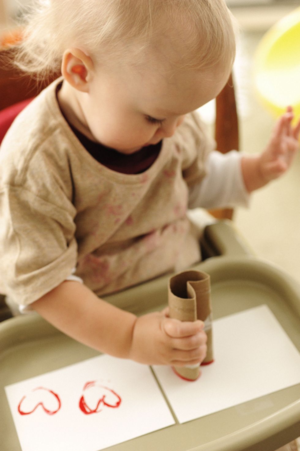 heart toilet paper roll stamp