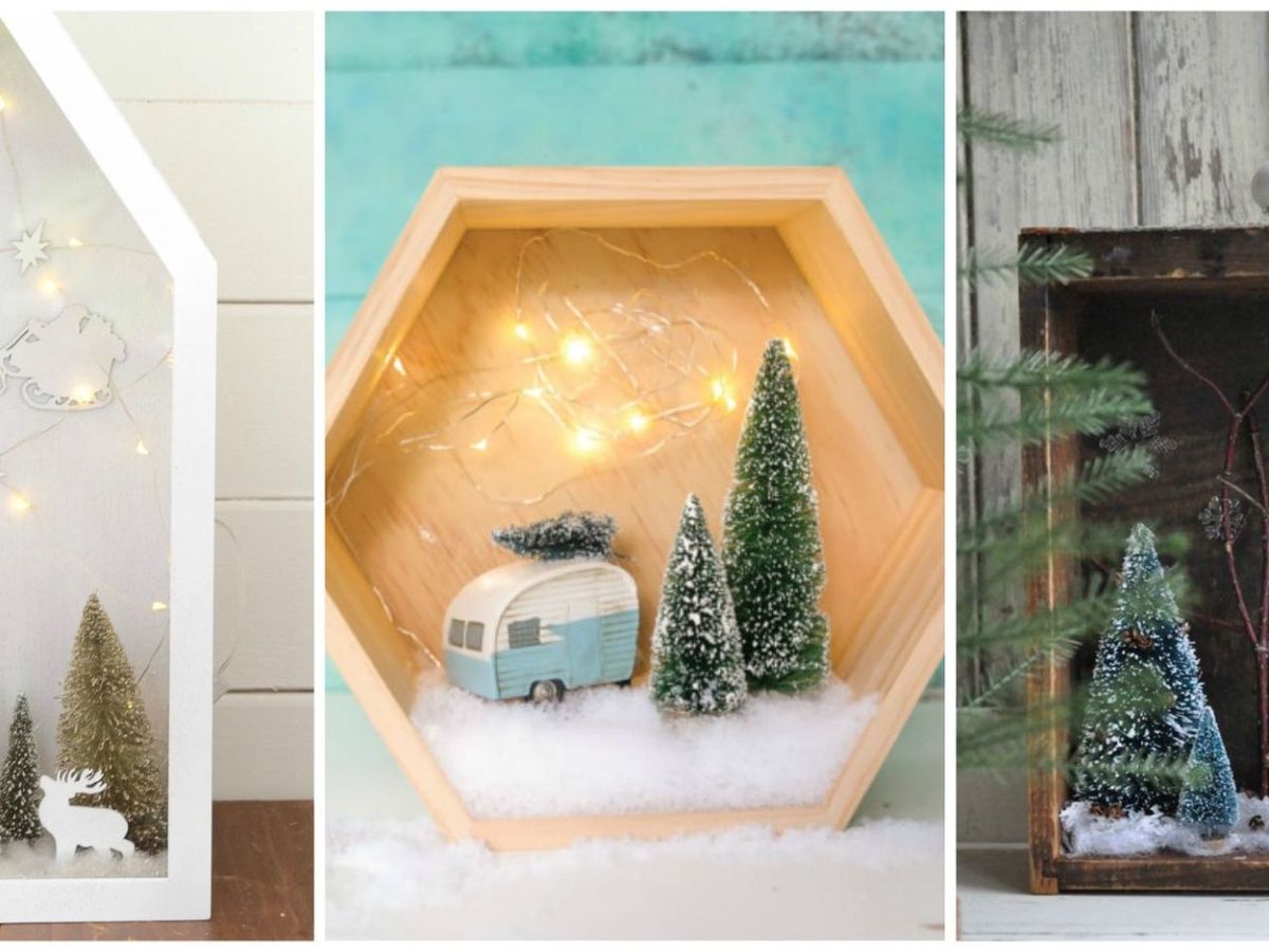 DIY CHRISTMAS & WINTER DECOR, Fake Water Hack. Diorama Craft Ideas