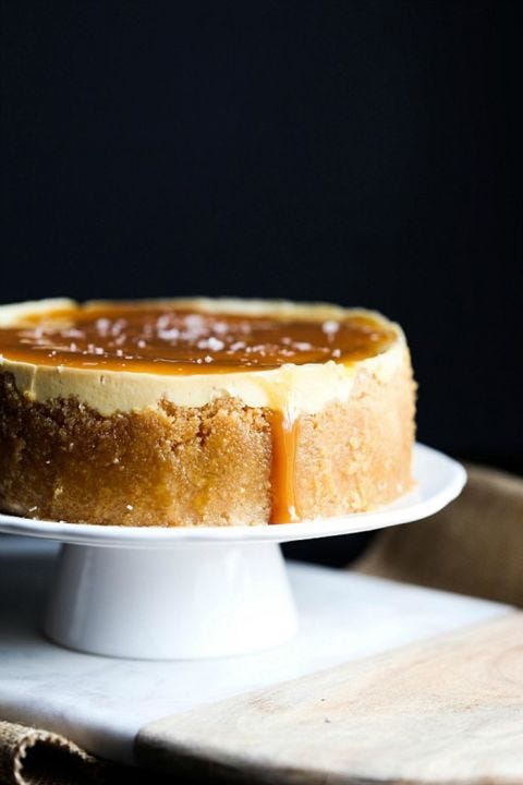 Gesalzener Karamell-Käsekuchen gesalzener Karamell-Käsekuchen