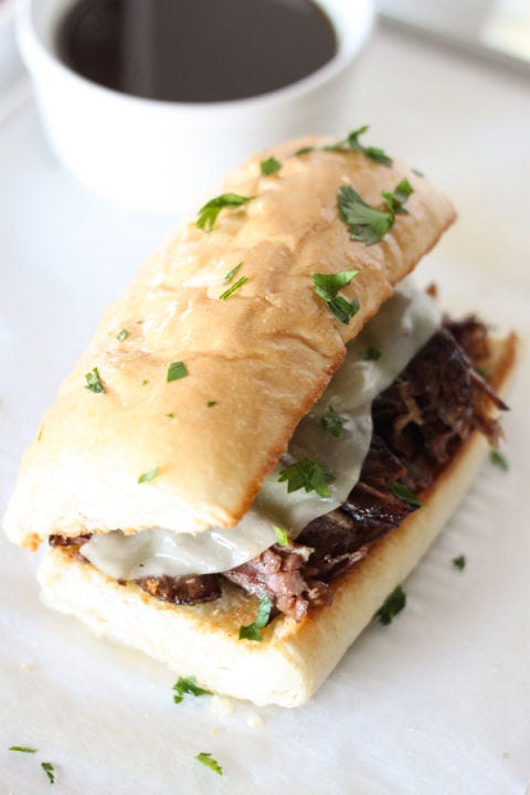 Französisch Dip Sandwiches Französisch Dip Sandwiches