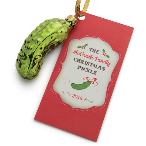 History of the Pickle Christmas Ornament Tradition