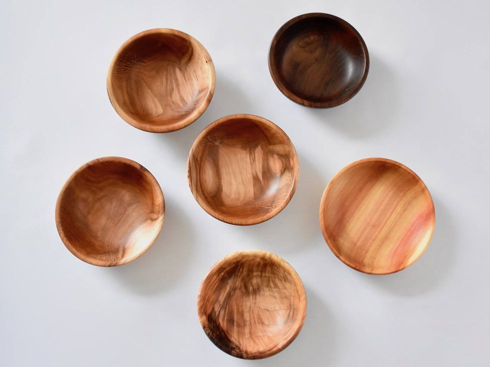 Bowl, Product, Wood, Dishware, Plate, Tableware, Platter, Serveware, 