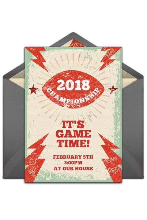 14 Free Super Bowl Party Invitations 2019 Football Party Invites