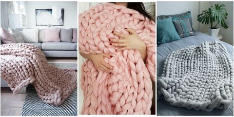 Chunky Knit Blanket for Sale on Amazon   Affordable Chunky Knit 