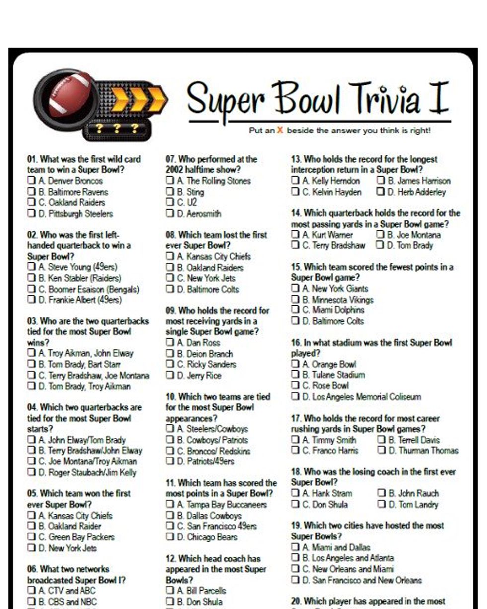17 Best Super Bowl Party Games - Fun Super Bowl Party Games