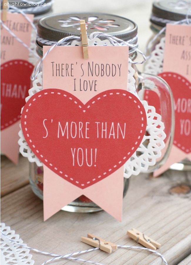 mason jar crafts for valentine's day