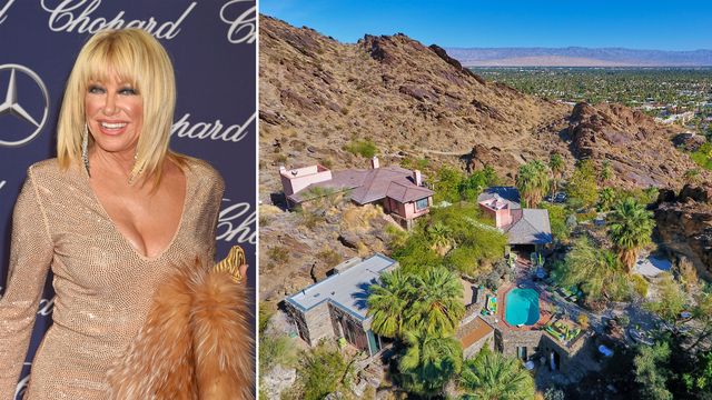 Inside Suzanne Somers's Palm Springs Mansion That Nobody Wants to Buy