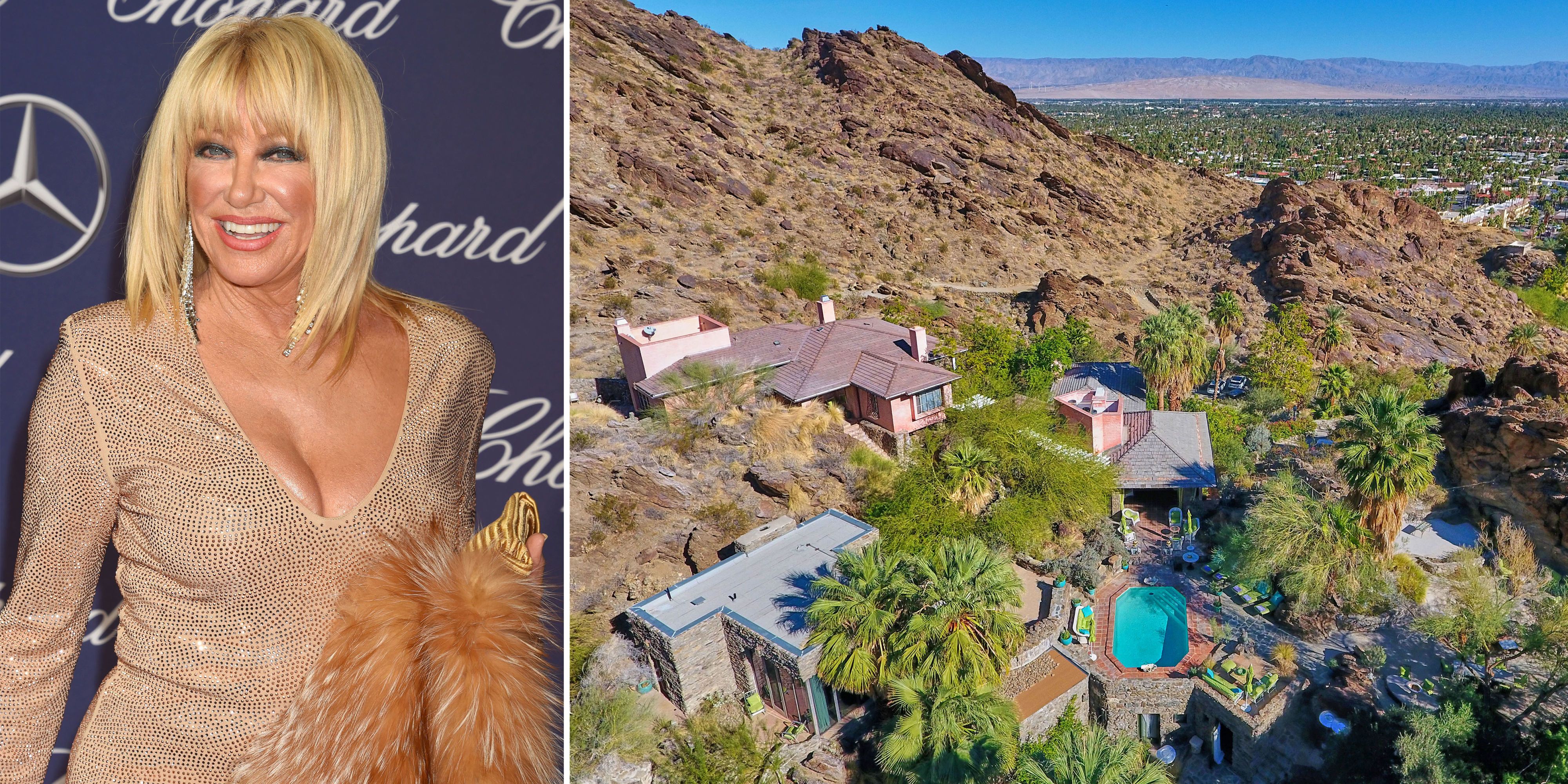 Inside Suzanne Somers's Palm Springs Mansion That Nobody Wants To Buy