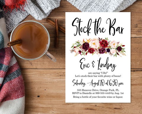 8 Stock The Bar Bridal Shower Ideas How To Host A Stock The Bar Bridal Shower Ideas