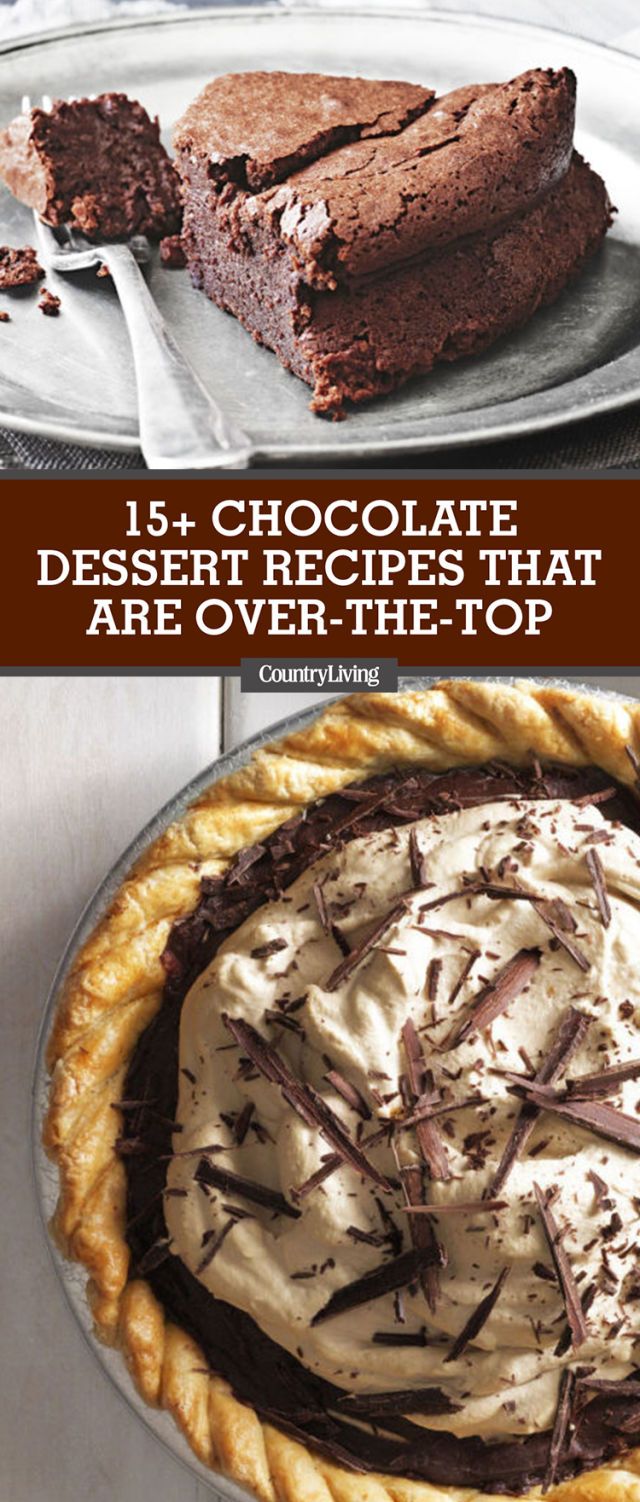 15 Easy Chocolate Dessert Recipes - Best Dessert Ideas with Chocolate