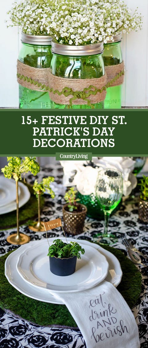15 Diy St Patrick S Day Decorations Easy Party Decorating Ideas Image Save These Ideas St Patrick S Day