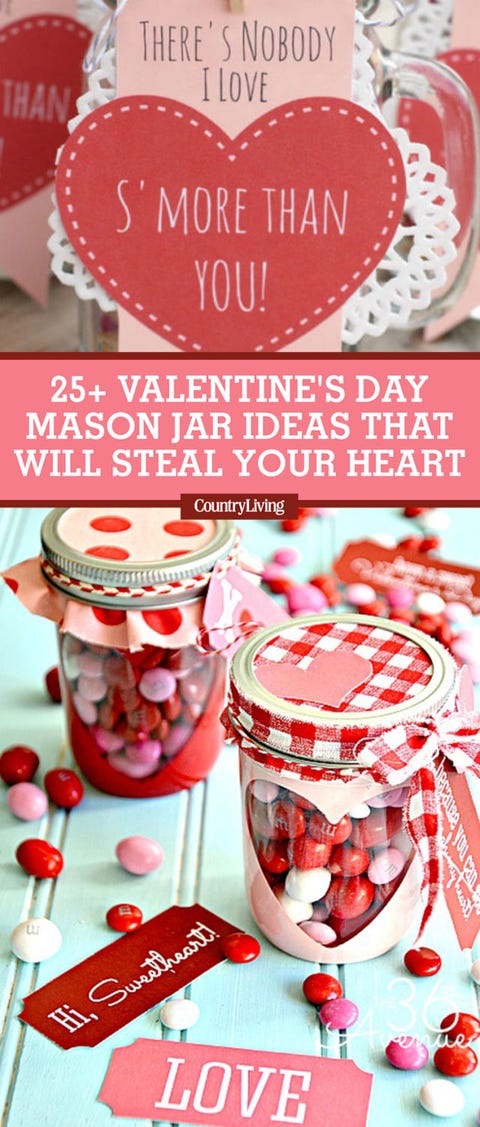 25 Cute Valentines Day Mason Jars Ideas -Valentine's Day ...