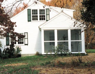 Before photo of Wimperis house sideyard
