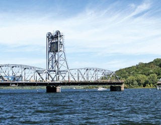 The Historic Stillwater Bridge on the St Croix River