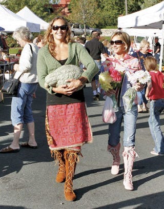 Shopping at the Local Farmer's Market