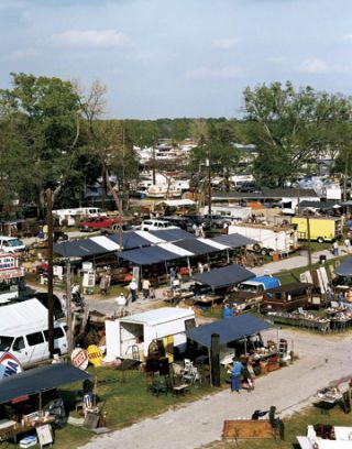 Flea Market Fun In Texas View Of Flea Market From Above