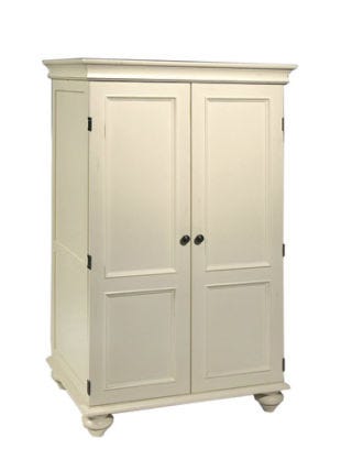 white armoire cabinet