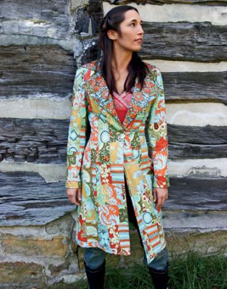 colorful patchwork duster