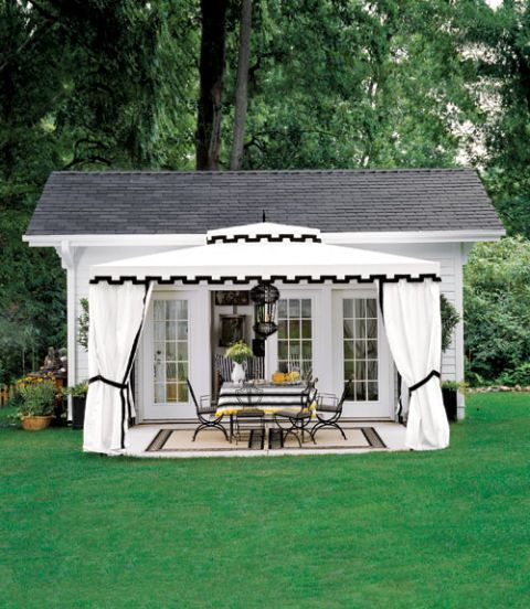 plans for an outdoor room - outdoor dining room