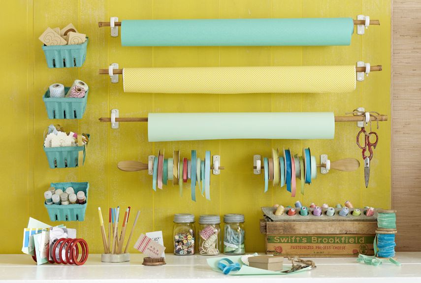 Budget Friendly Sewing Room Organization Ideas - Blue i Style