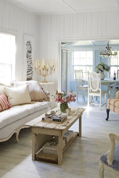10 Shabby-Chic Living Room Ideas - Shabby Chic Decorating ...
