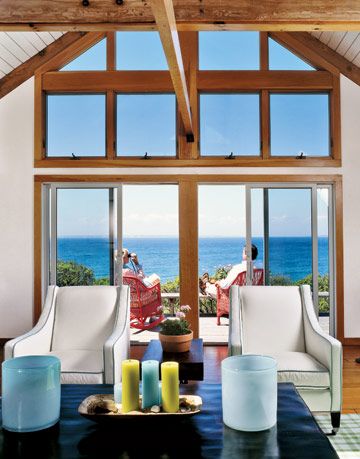 Candles and Armchairs Color Beach House