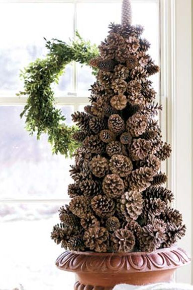 Really Easy Pine Cone DIY Christmas Ornament