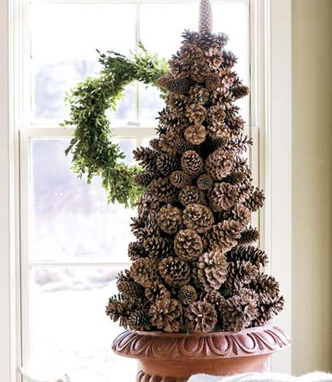 pinecone decorations crafts tree
